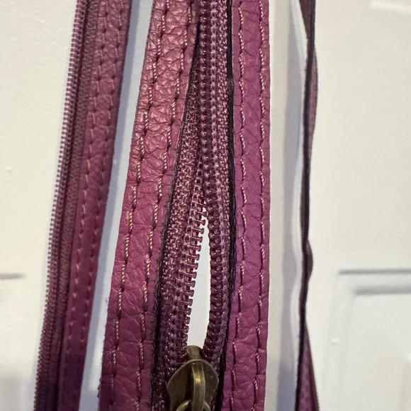Vera Pelle Fuchsia and Chocolate Backpack - Picture 6 of 15